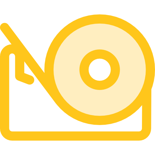 줄자 Monochrome Yellow icon