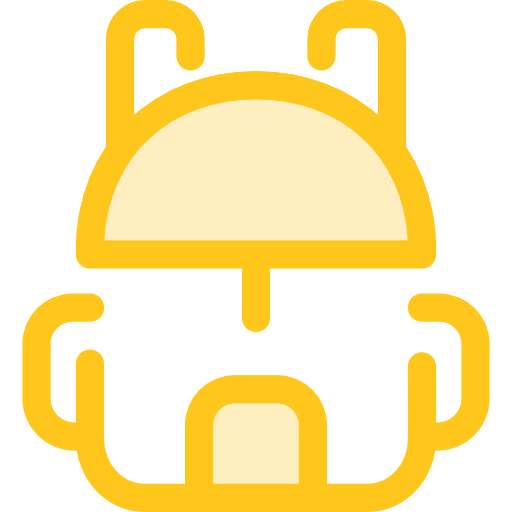 Backpack Monochrome Yellow icon