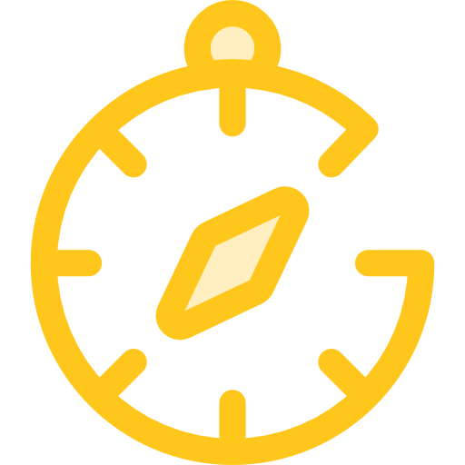 kompas Monochrome Yellow icoon