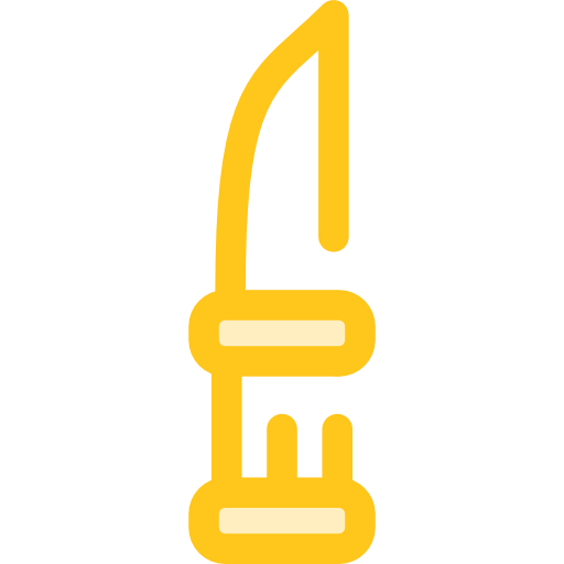 칼 Monochrome Yellow icon