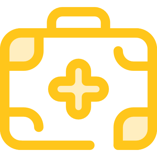구급 상자 Monochrome Yellow icon