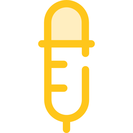 Pipette Monochrome Yellow icon