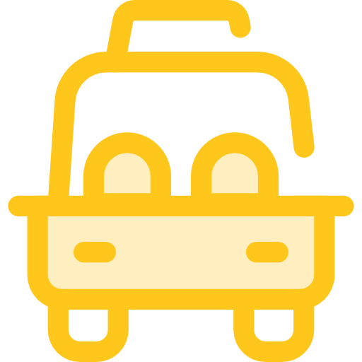 taxi Monochrome Yellow ikona