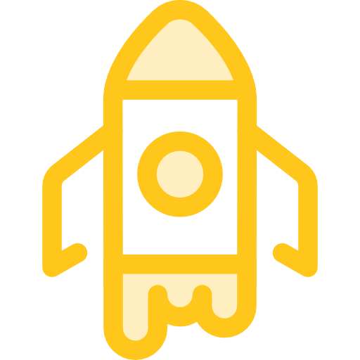 rakete Monochrome Yellow icon