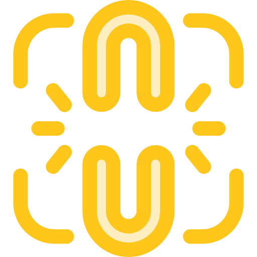 ligação Monochrome Yellow Ícone