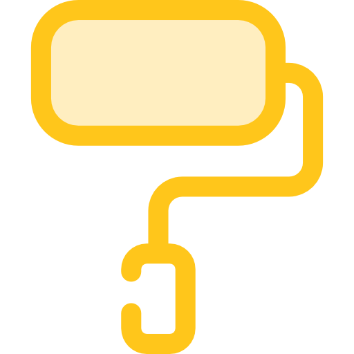 ペイントローラー Monochrome Yellow icon