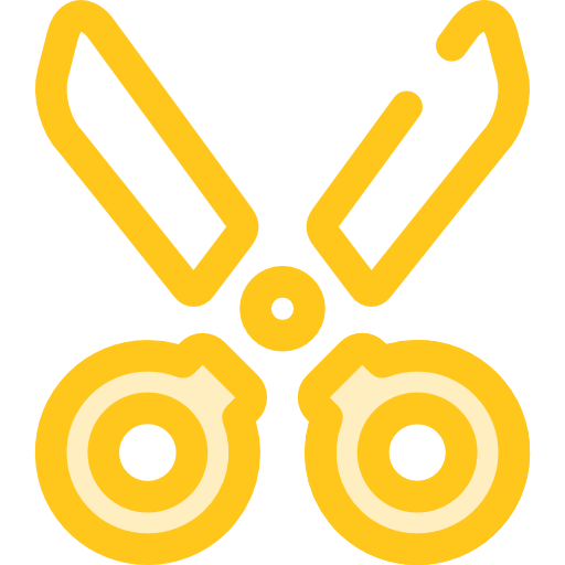 nożyce Monochrome Yellow ikona