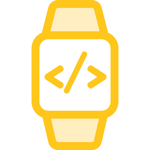 relógio inteligente Monochrome Yellow Ícone