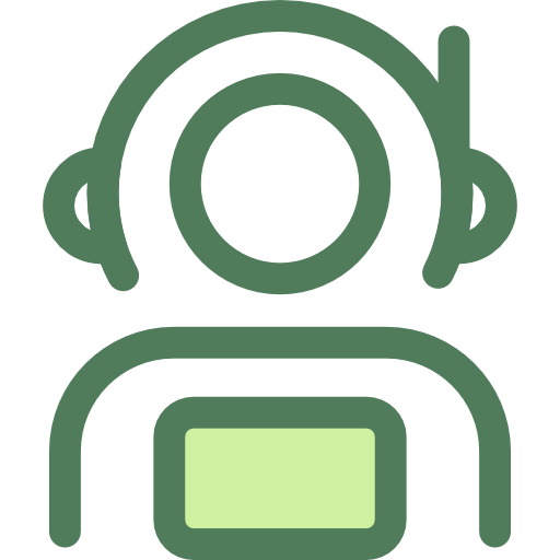 astronaut Monochrome Green icon