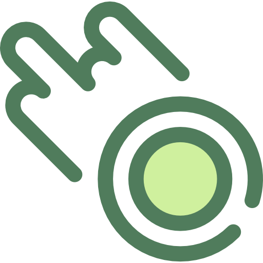 Comet Monochrome Green icon
