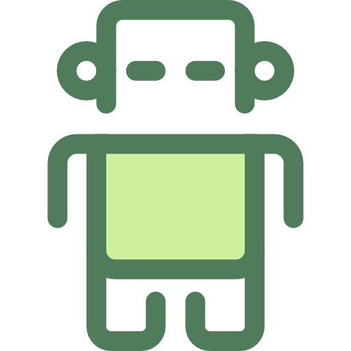 Robot Monochrome Green icon