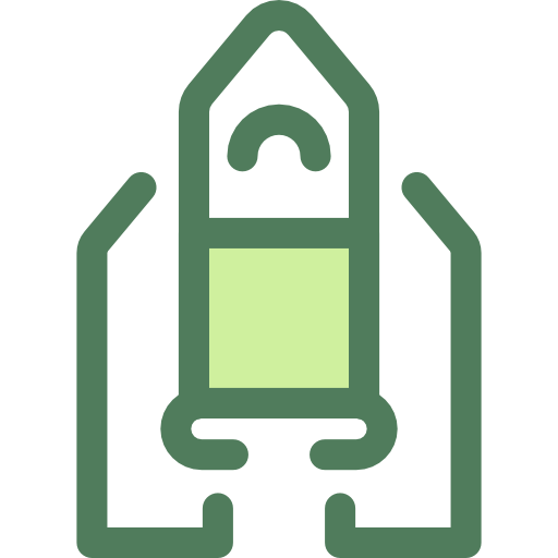 宇宙船 Monochrome Green icon