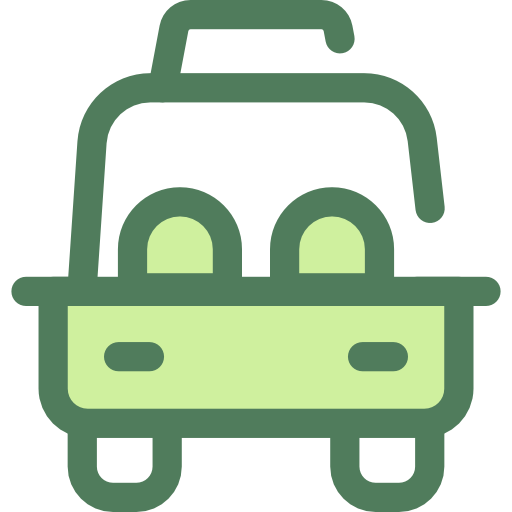 Taxi Monochrome Green icon