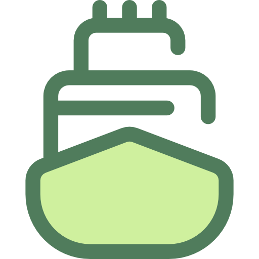 schip Monochrome Green icoon
