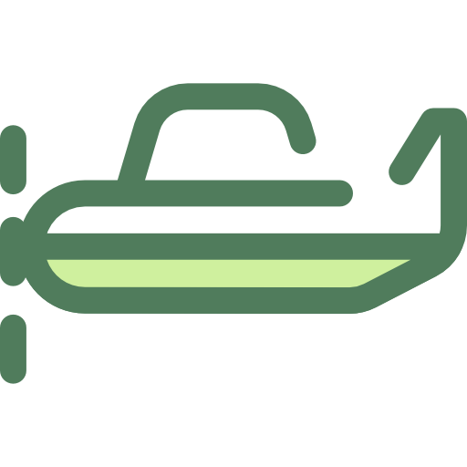 flugzeug Monochrome Green icon