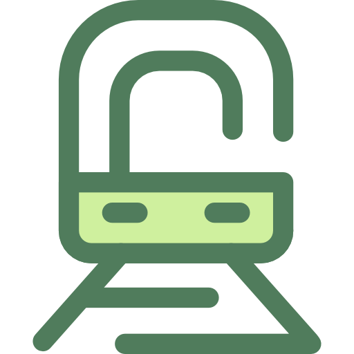 기차 Monochrome Green icon