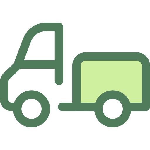 Truck Monochrome Green icon