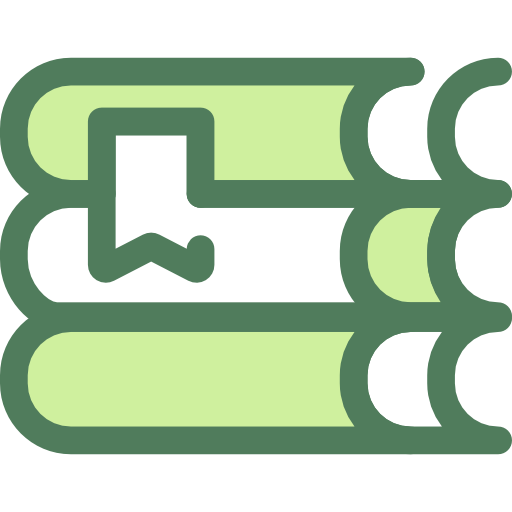 bücher Monochrome Green icon