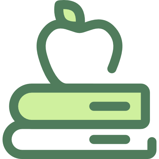 Books Monochrome Green icon