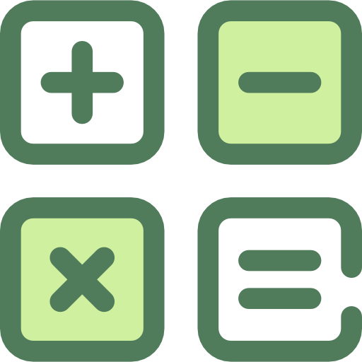 calcolatrice Monochrome Green icona