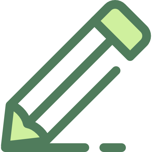 Crayon Monochrome Green icon