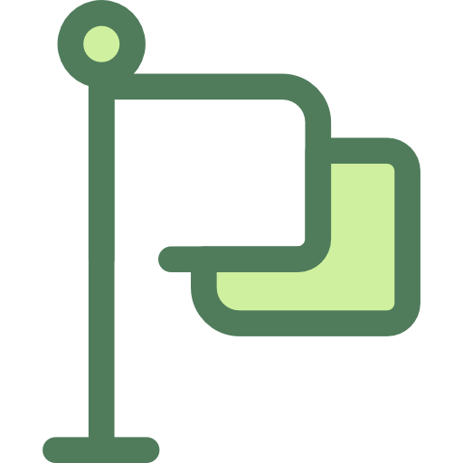깃발 Monochrome Green icon