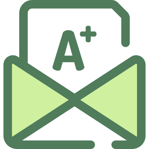 Letter Monochrome Green icon