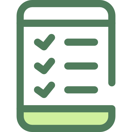 smartphone Monochrome Green icona