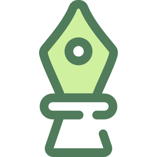 pen Monochrome Green icoon