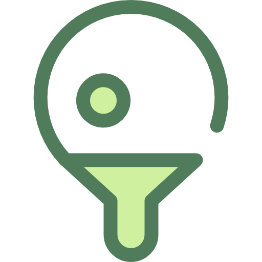 ping pong Monochrome Green icono