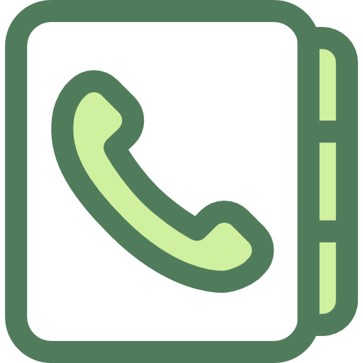 telefonbuch Monochrome Green icon