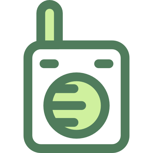 walkie-talkie Monochrome Green icon