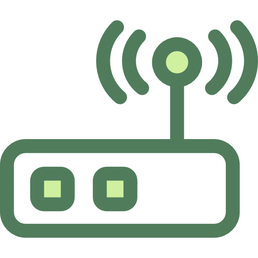 wi-fi Monochrome Green Ícone