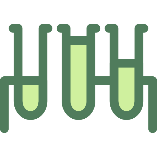 reagenzglas Monochrome Green icon