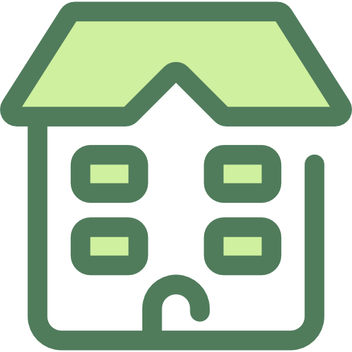 school Monochrome Green icoon