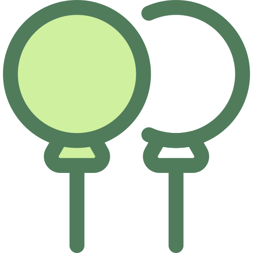 ballonnen Monochrome Green icoon