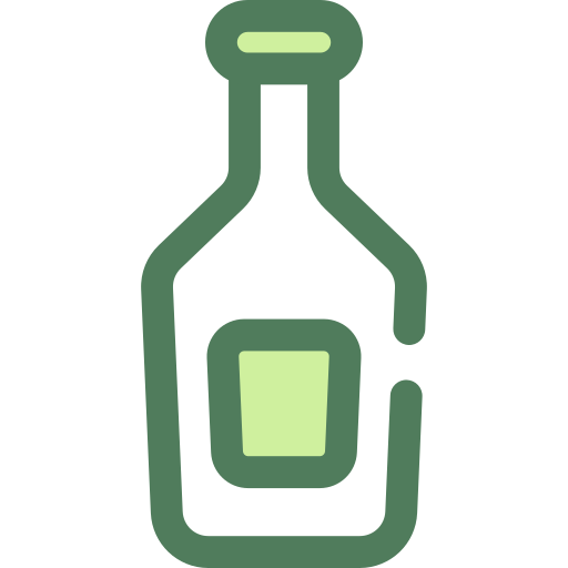 fles Monochrome Green icoon