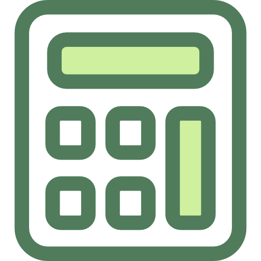 calcolatrice Monochrome Green icona