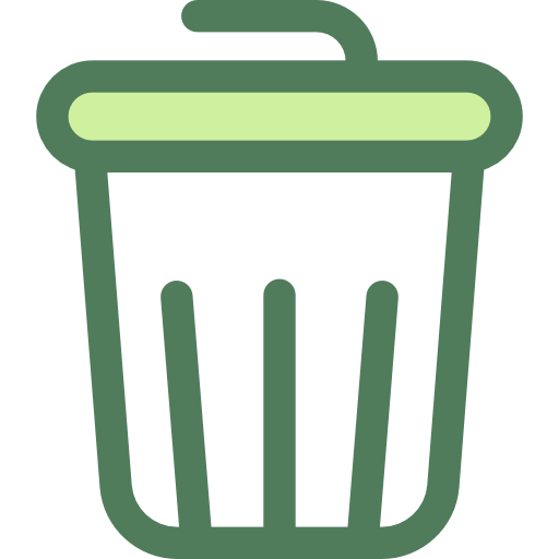 basura Monochrome Green icono