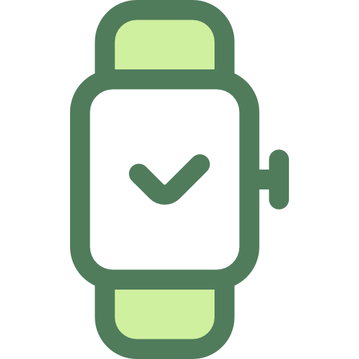 smartwatch Monochrome Green icon