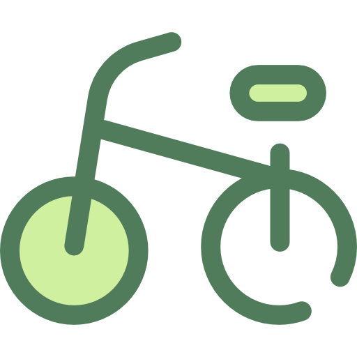 fiets Monochrome Green icoon