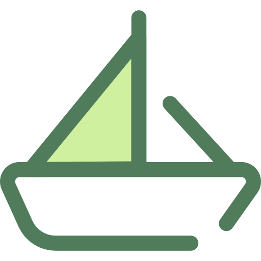 ヨット Monochrome Green icon