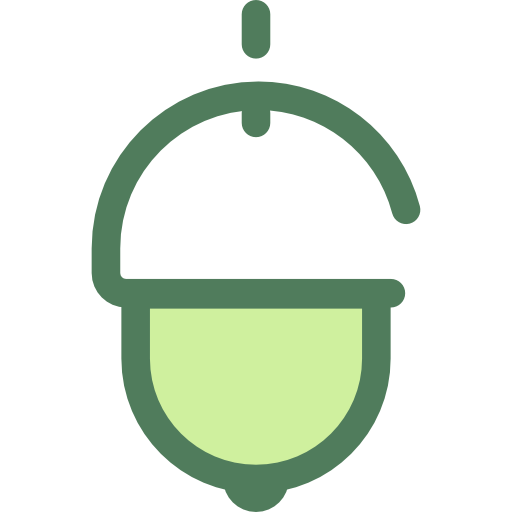 Acorn Monochrome Green icon