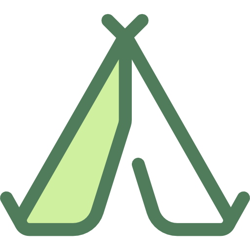 テント Monochrome Green icon