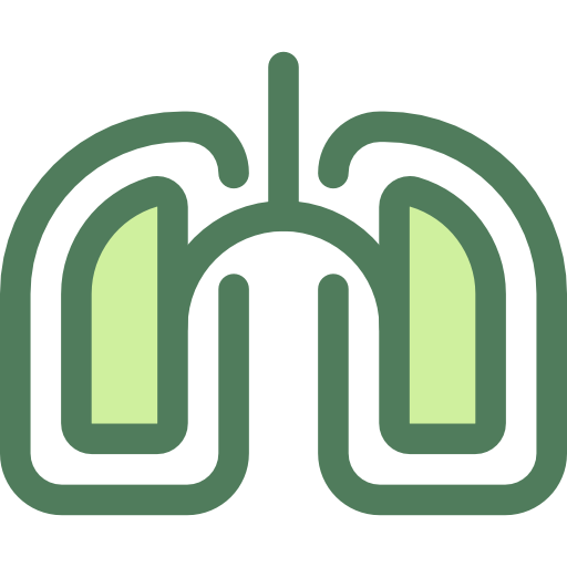 polmoni Monochrome Green icona