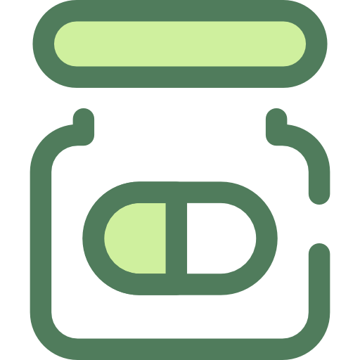 Pills Monochrome Green icon