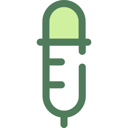 pipeta Monochrome Green icono