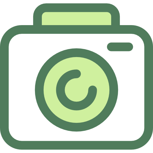 cámara fotográfica Monochrome Green icono