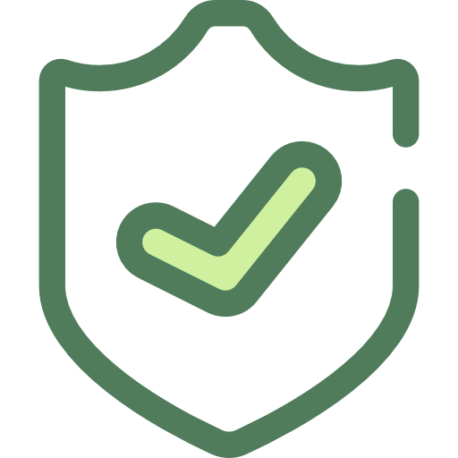 Shield Monochrome Green icon