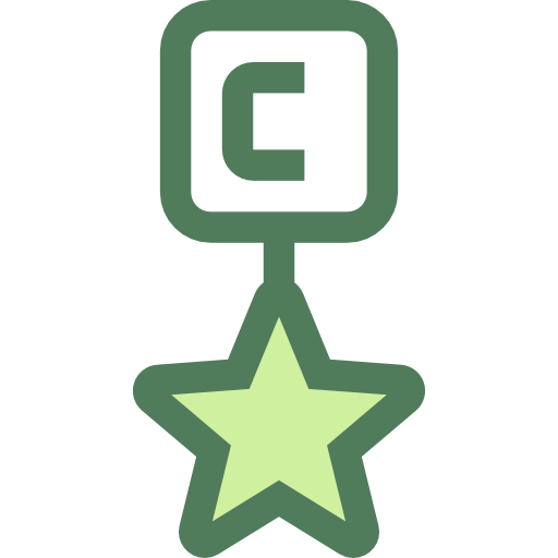Award Monochrome Green icon